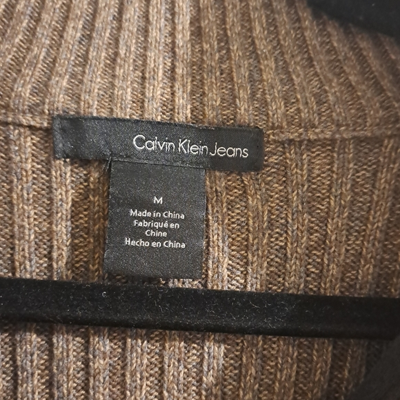 Calvin klein brown sweater size m - Picture 5 of 6